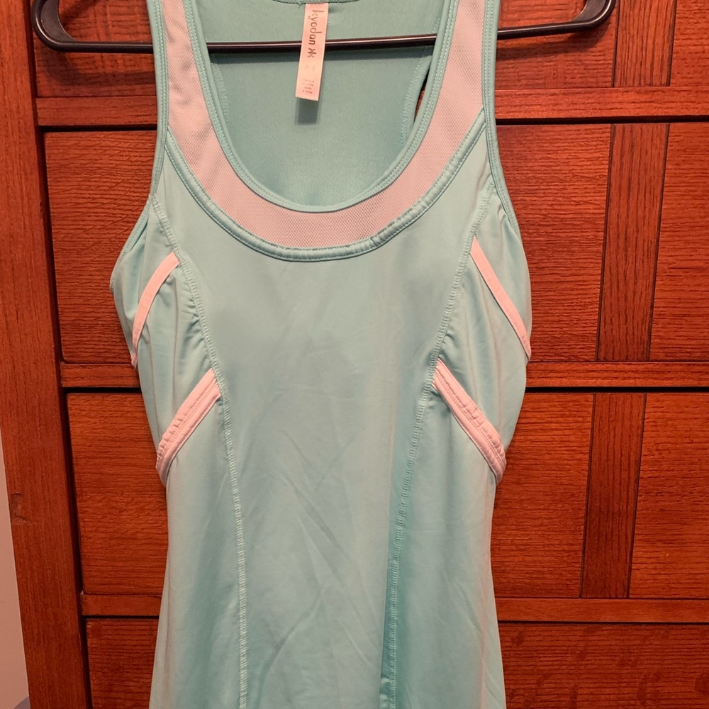 Turquoise tennis dress